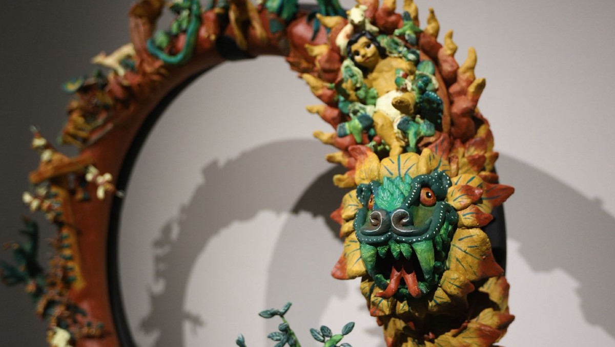 Una pieza de la octava edición de la Bienal Arte/Sano ÷ Artistas 8.0  | Foto: Jorge Carballo