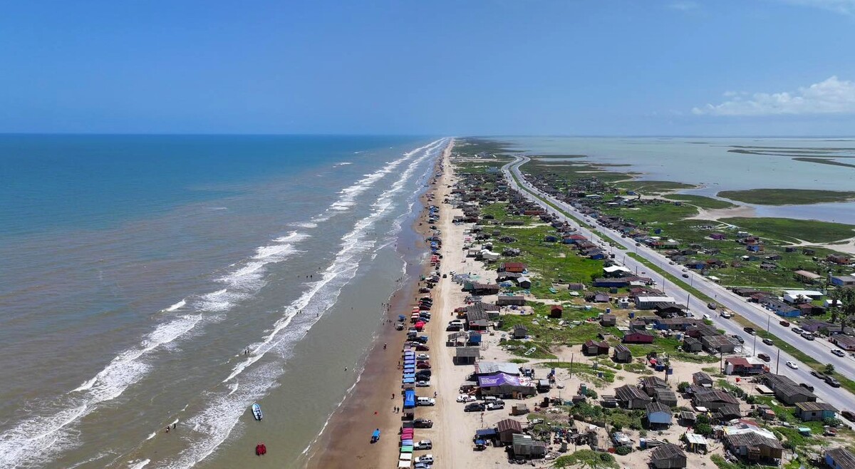 Esta es Playa Bagdad en México; lugar donde colocaron letreros 'ilegales' | Foto: Turismo Tamaulipas en Facebook