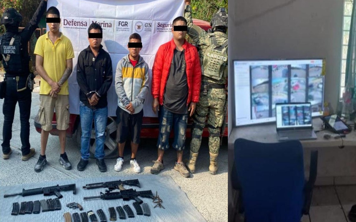 Aseguramientos y detenciones en Abasolo, Tamaulipas. | Especial