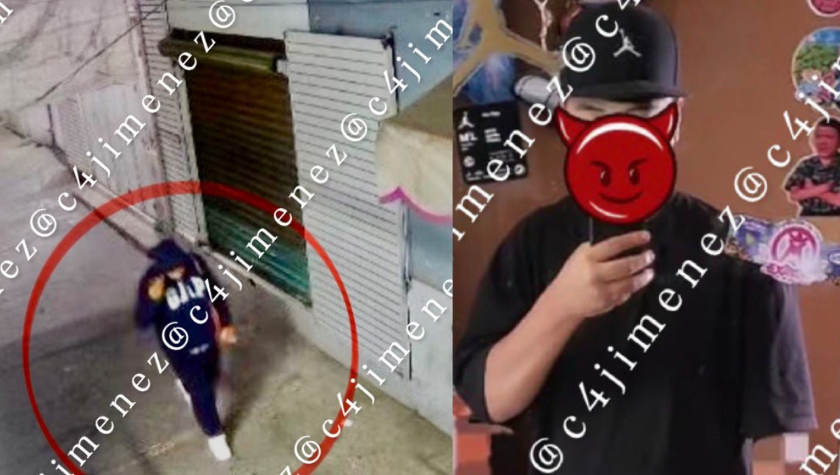 Caminando como si nada, el presunto asesino de ‘Ce Pequeño’ quedó registrado en cámaras. | Especial