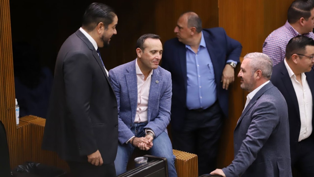 Carlos de la Fuente, líder de la bancada del PAN en el Congreso de Nuevo León. | Luis Guerra