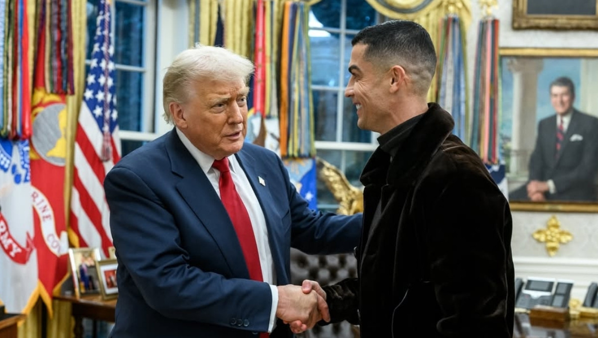 Cristiano Ronaldo, presente en cena con Donald Trump y el príncipe saudí en la Casa Blanca (Instagram @cristiano)