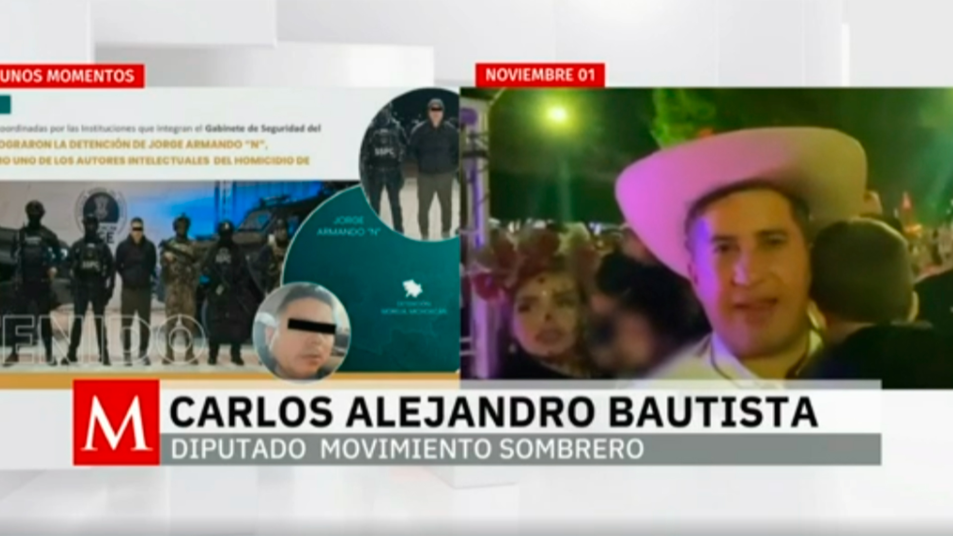 Diputado Carlos Bautista Tafoya reacciona a conferencia de Harfuch en Michoacán