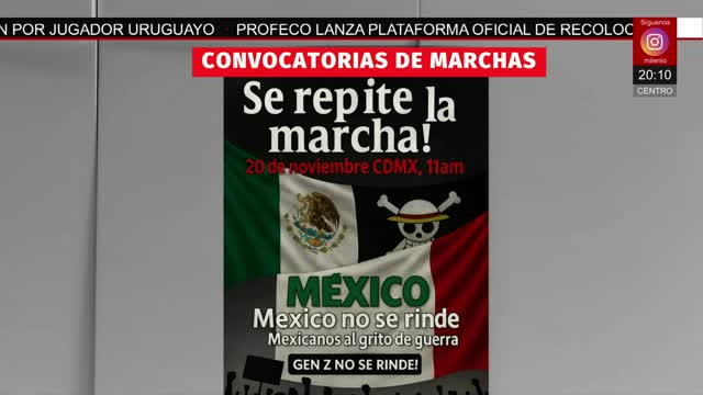 Generación Z convoca otra marcha el 20 de noviembre | Pedro Gamboa, 18 de noviembre de 2025
