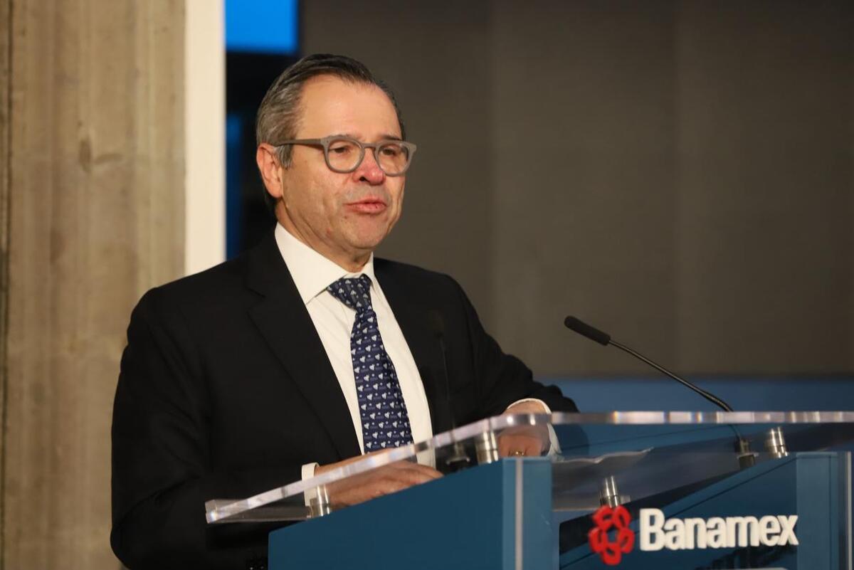 Manuel Romo, director general de Banamex durante la entrega del Premio Banamex de Economía 2024. | Octavio Hoyos