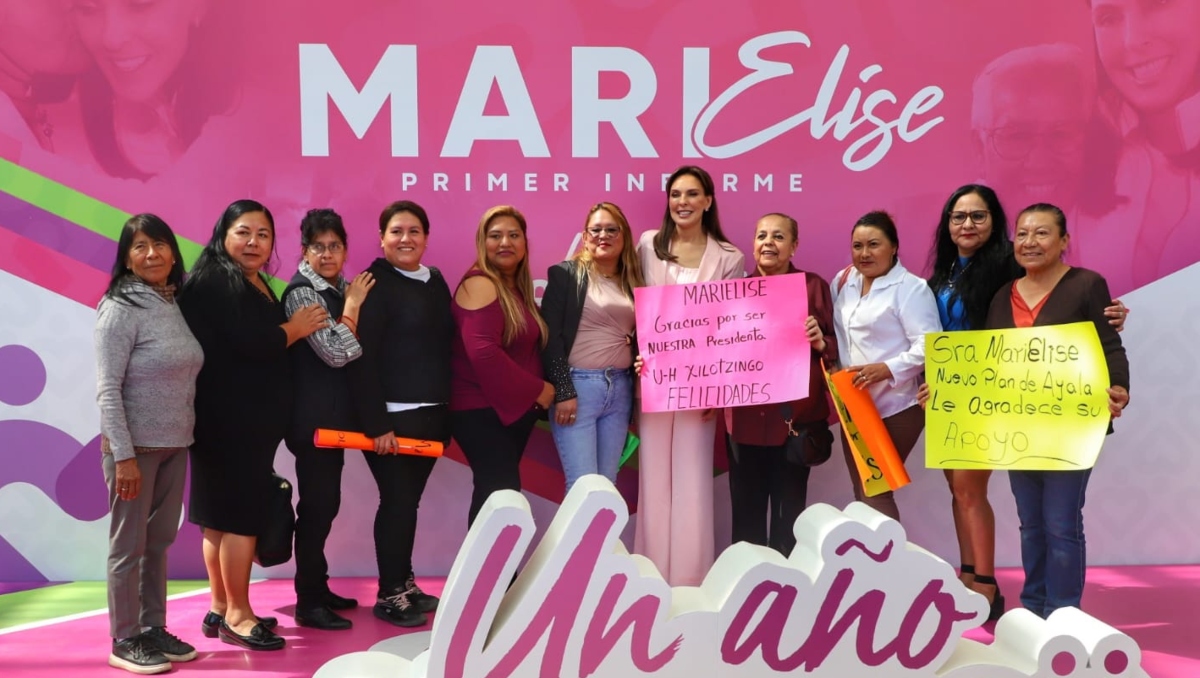 MariElise rinde primer informe al frente del DIF Municipal de Puebla | Melanie Torres