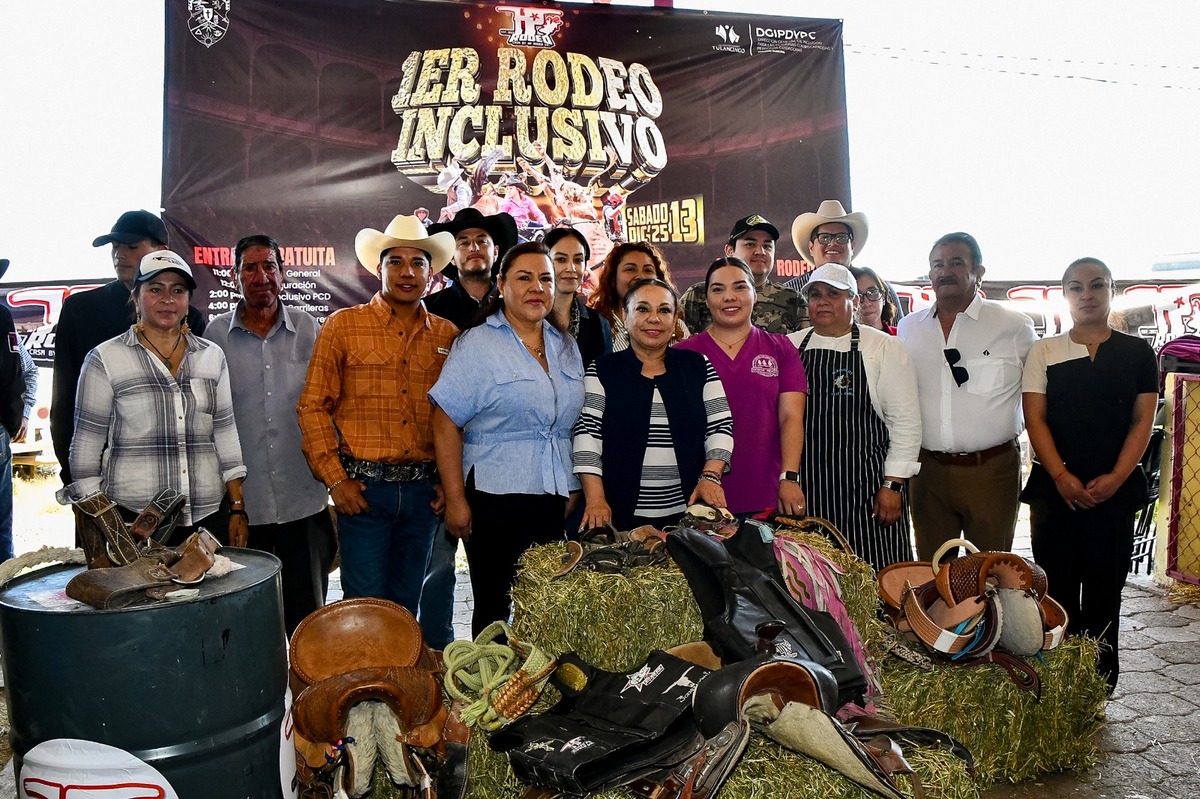 Organizan el primer Rodeo Inclusivo en la Feria de Tulancingo. (Cortesía)