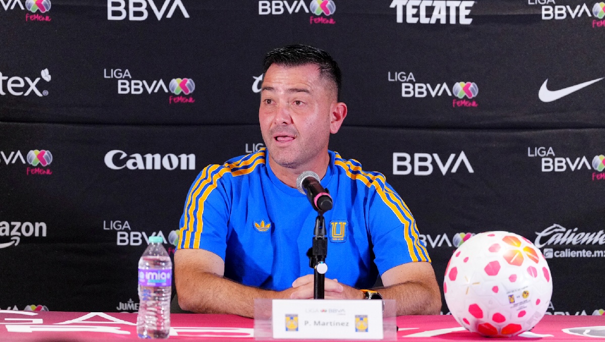 Pedro Martínez evita la etiqueta de favorito para Tigres Femenil: "En una final no hay favoritos"