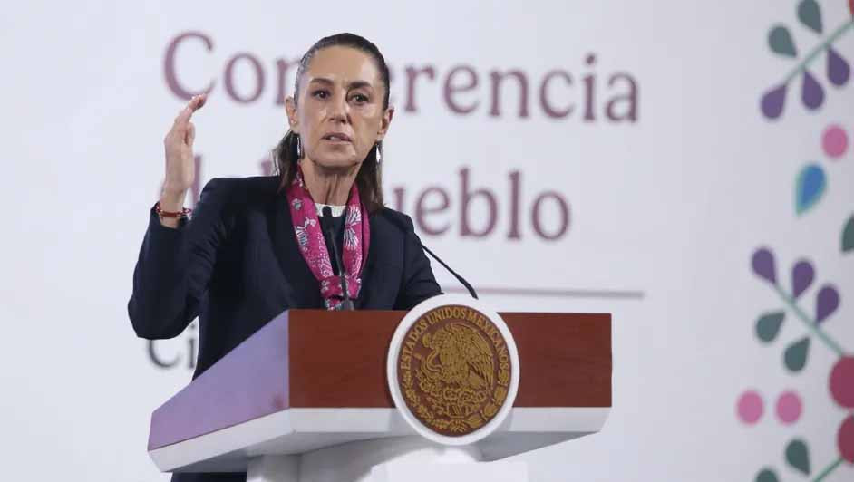 Sheinbaum responde a letreros de EU en playa de Tamaulipas