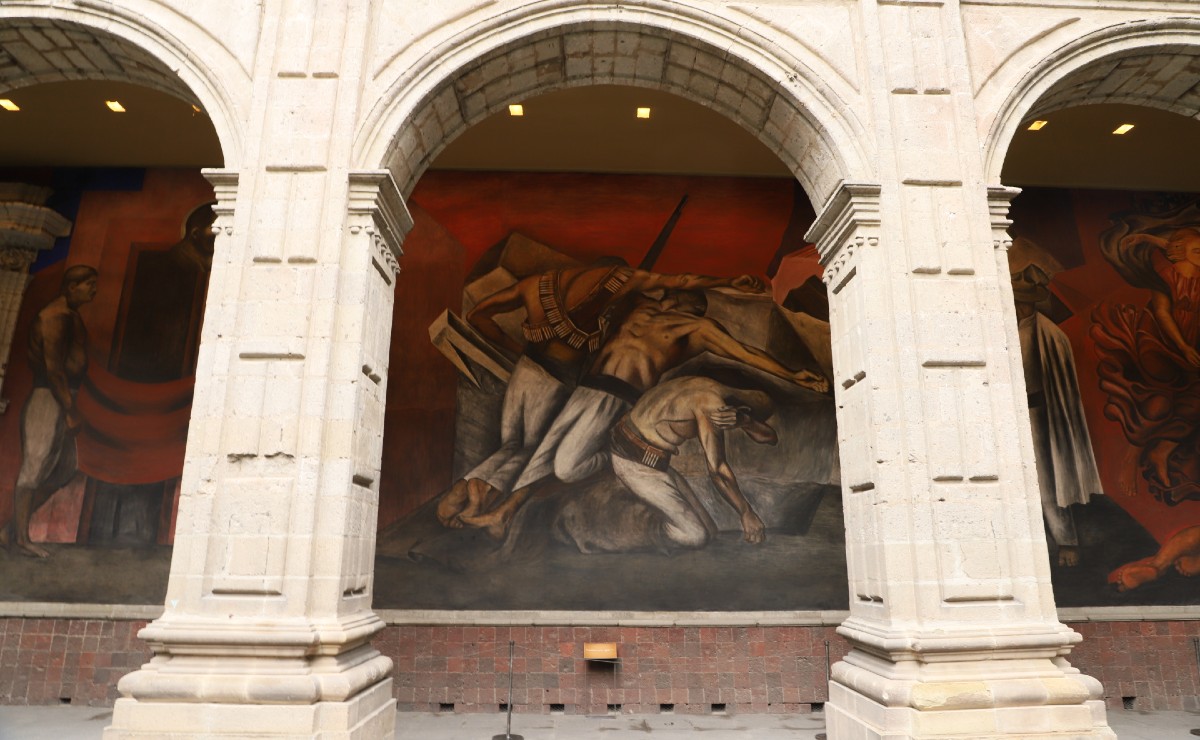 ‘La trinchera’ (1926), de José Clemente Orozco, expresa la tensión, la fuerza y el dolor de la lucha revolucionaria. (Foto: Octavio Hoyos)