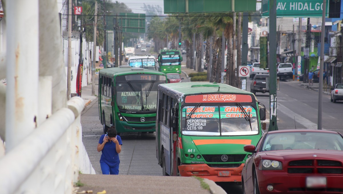 Las unidades que circulan en Tampico fueron traídas de Jalisco y Guanajuato. (Yazmín Sánchez)