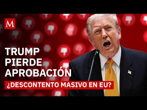 La caída más fuerte en la aprobación de Trump y las razones detrás