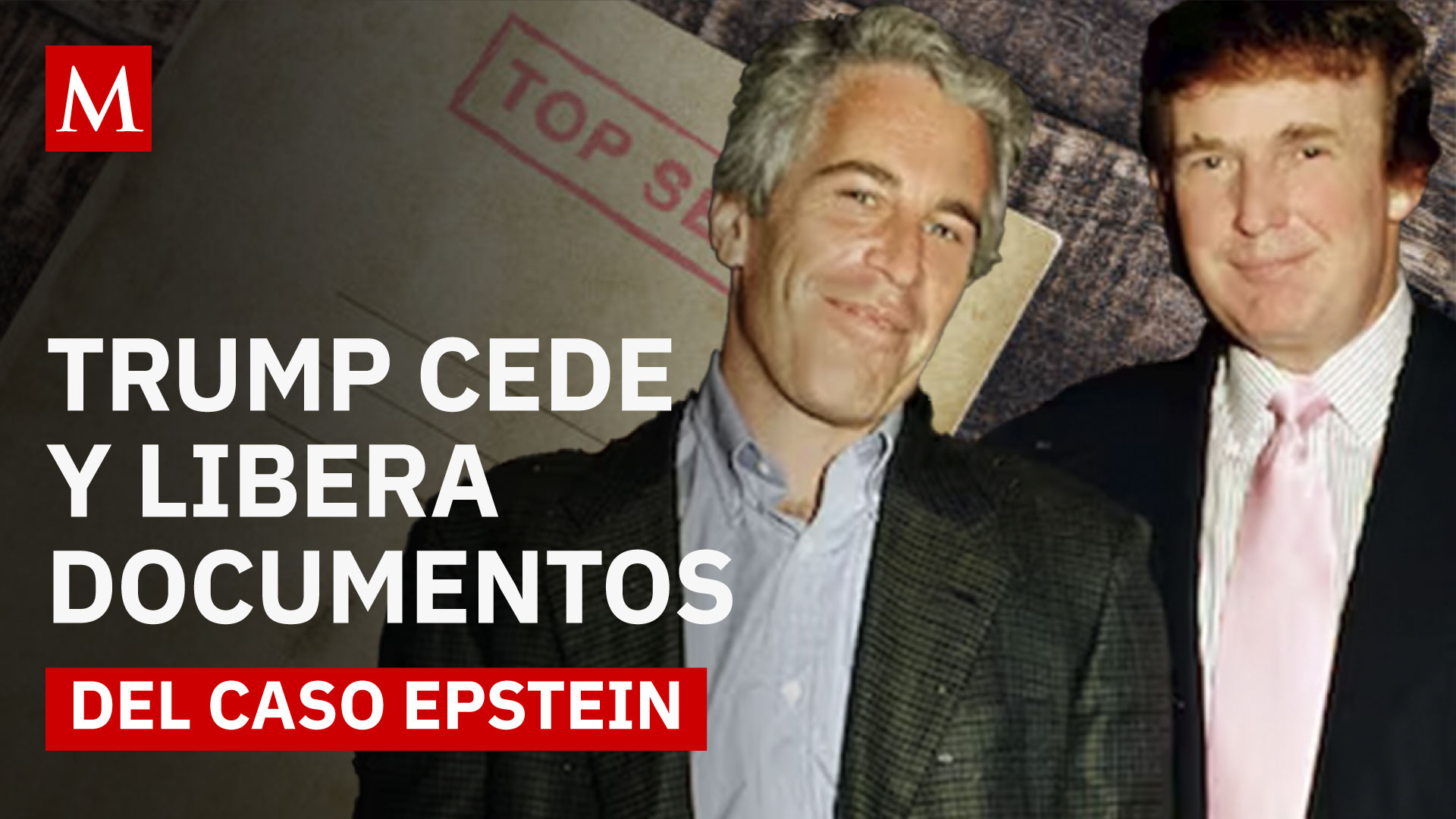 Ley de transparencia obliga a Trump a publicar todos los archivos Epstein