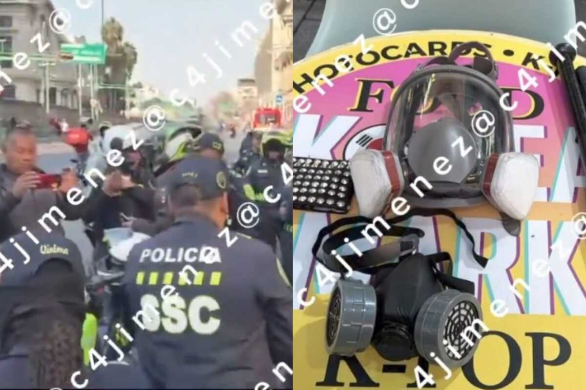 Los artefactos fueron asegurados por la SSC.