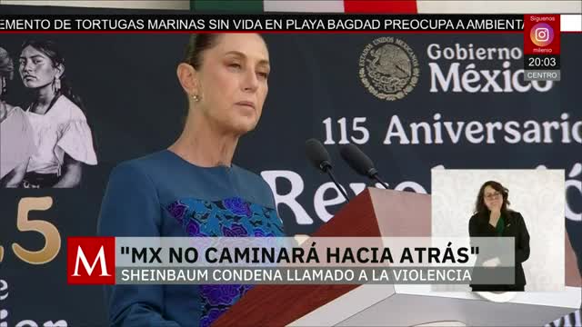 México no caminará hacia atrás: Sheinbaum | Pedro Gamboa, 20 de noviembre