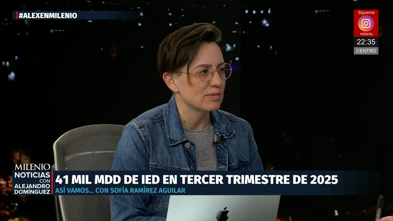 México suma casi 41 mil mdd de inversión en 2025: Sofía Ramírez Aguilar