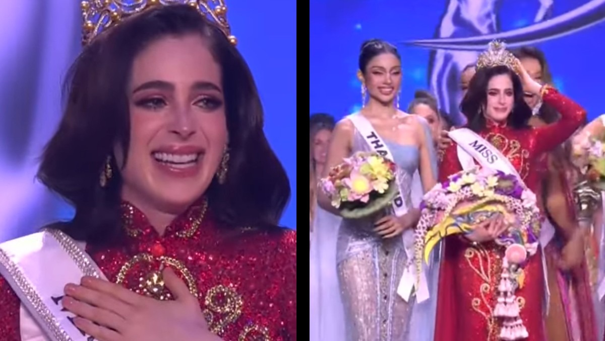 Así reaccionó Fátima Bosch al ganar Miss Universo 2025 | Captura