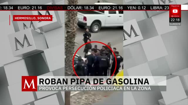 Robo de pipa provoca fuerte persecución | Elisa Alanís, 19 de noviembre 2025