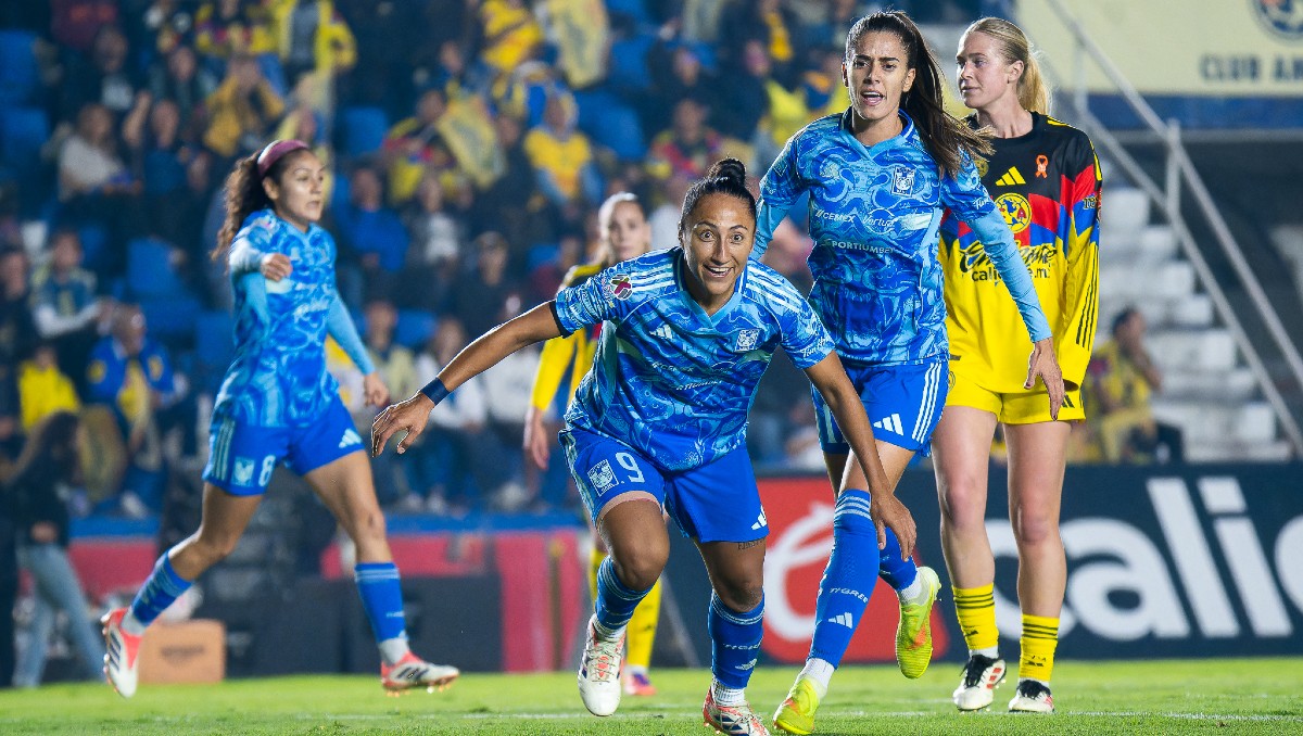 Stephany Mayor marcó en el empate de Tigres y América en la final de la Liga MX Femenil 2025 (Imago7)