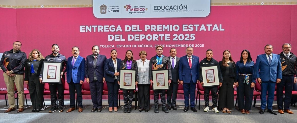 Atletas, entrenadores y promotores del deporte mexiquense, fueron reconocidos por su trayectoria y compromiso. | Especial