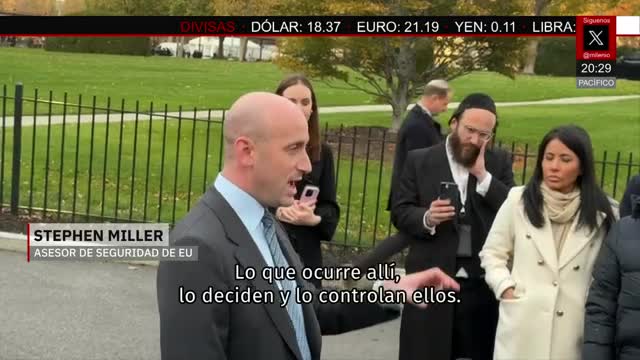 Los cárteles de México controlan la frontera: Stephen Miller | Elisa Alanís, 20 de noviembre de 2025
