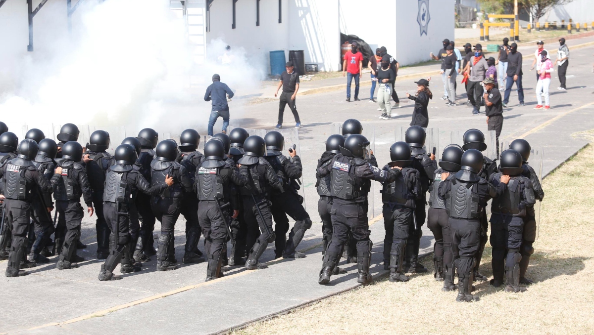 Los elementos fueron entrenados para actuar en manifestaciones, eventos deportivos y otros eventos masivos (Foto: Fernando Carranza)
