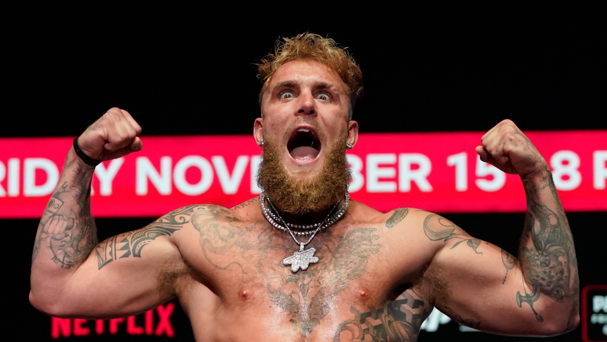 Jake Paul, sin miedo ante Anthony Joshua (AFP)