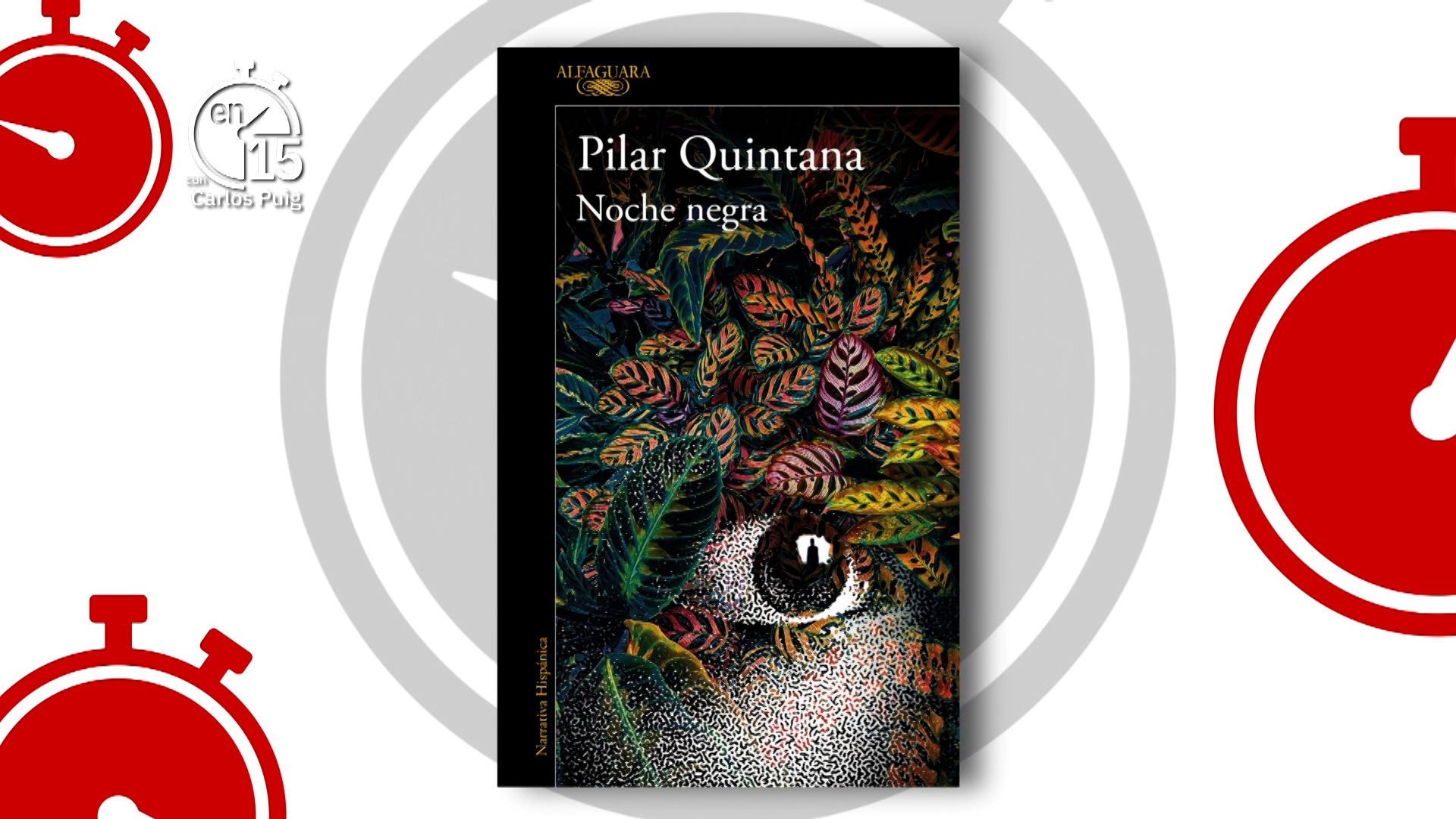 Pilar Quintana, autora de "Noche negra" | En 15