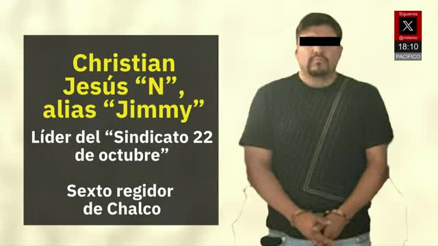 Regidor de Chalco es detenido por huachicol de agua | Jaime Núñez, 21 de noviembre de 2025