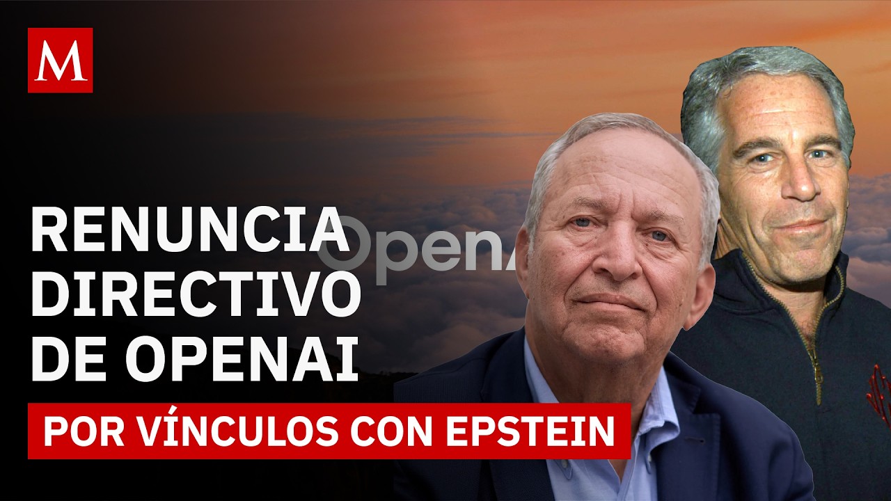 Ex secretario de Tesoro abandona OpenAI tras salir a la luz sus lazos con Epstein