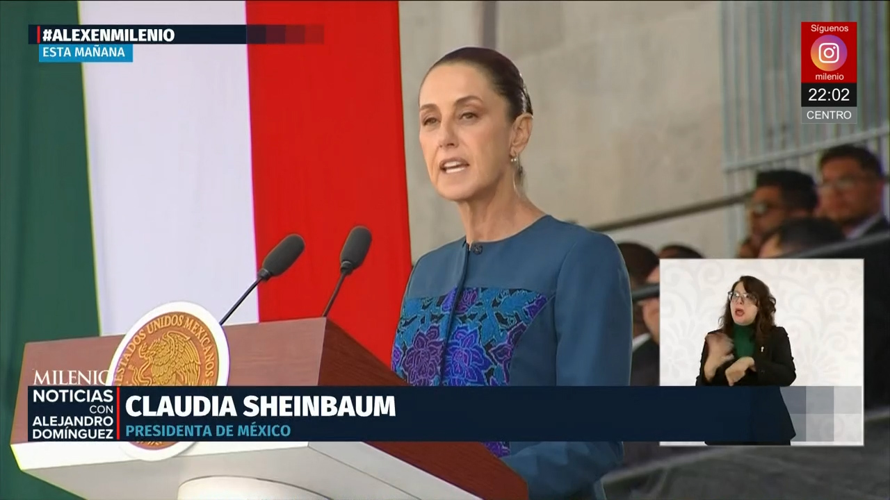 Sheinbaum arremete contra la oposición en desfile de la Revolución