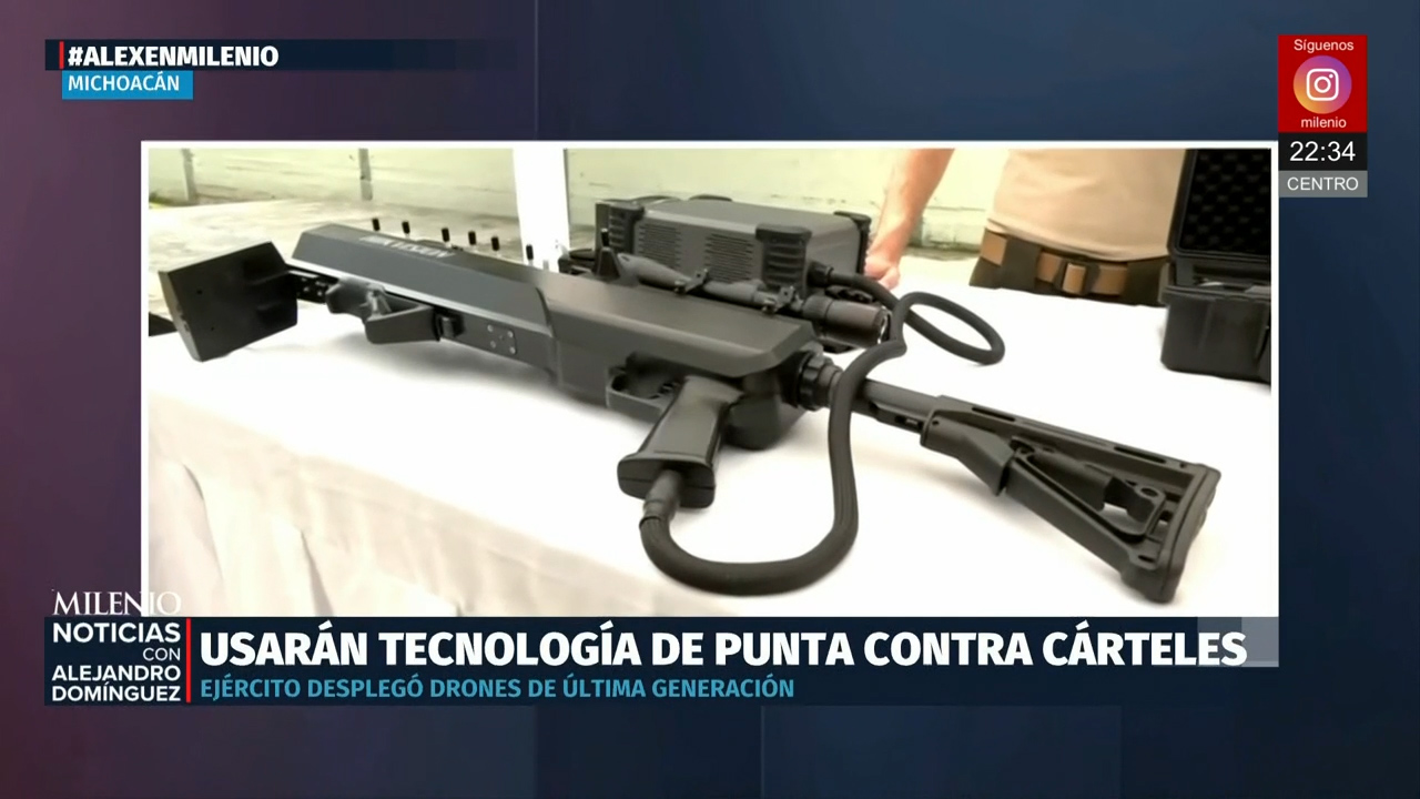 Llegó tecnología de punta para combatir a drones de grupos militares en Michoacán