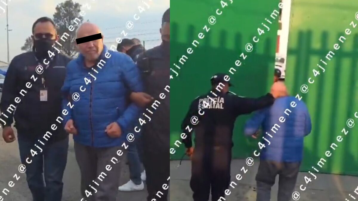 Agentes federales escoltan a Isidro Pastor Medrano durante su ingreso al penal. | Especial