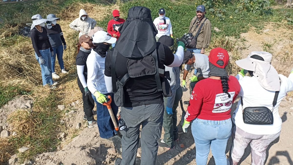 De nueva cuenta un colectivo realiza un hallazgo en lugares descartados por autoridades (Foto: Cortesía)