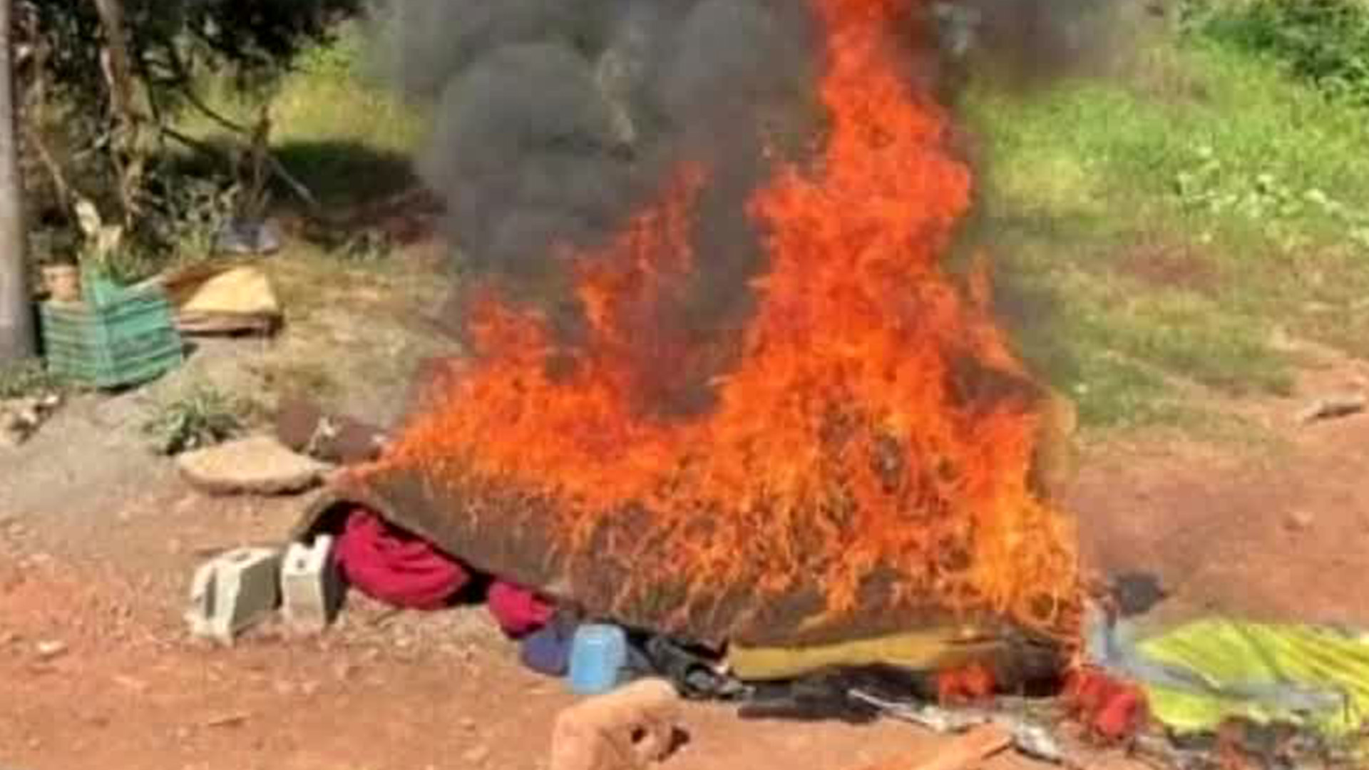 El ejército y la Guardia Civil destruyen dos campamentos clandestinos en Uruapan