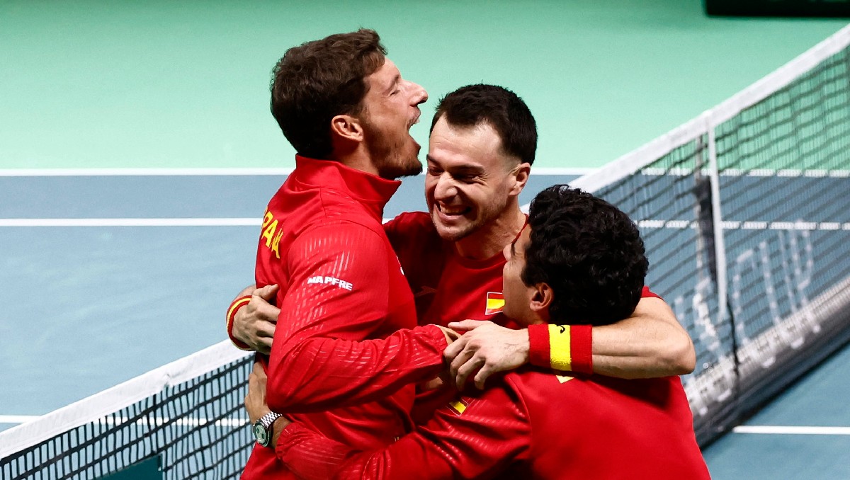 España se cita con Italia en la final de la Copa Davis tras eliminar a Alemania (Reuters)