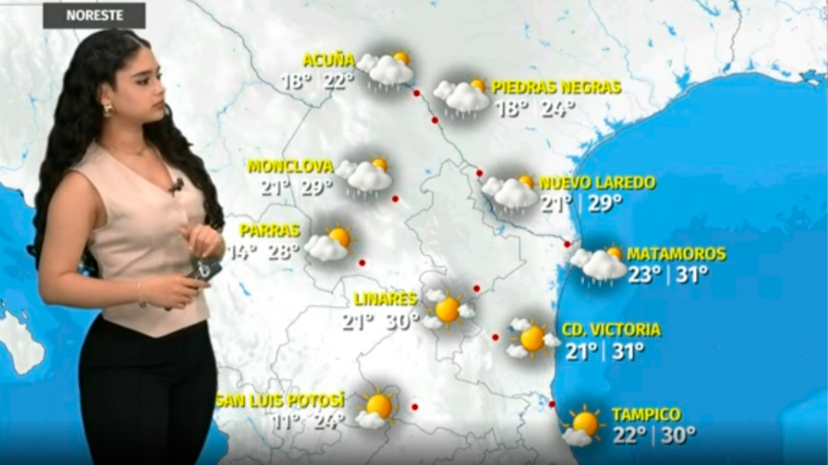 Clima de hoy domingo 23 de noviembre de 2025 | Pronóstico con Natalia Sánchez
