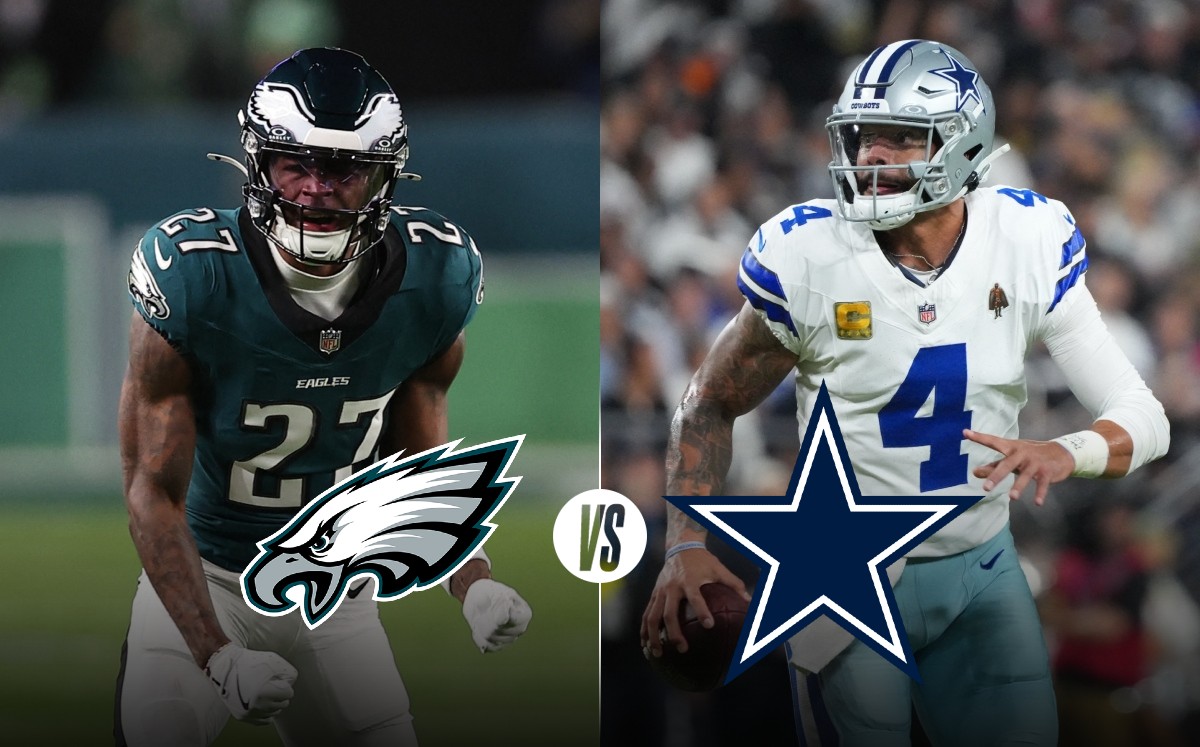 Eagles vs Cowboys EN VIVO: ¿Dónde y a qué hora VER el partido de la Semana 12 de la NFL 2025?