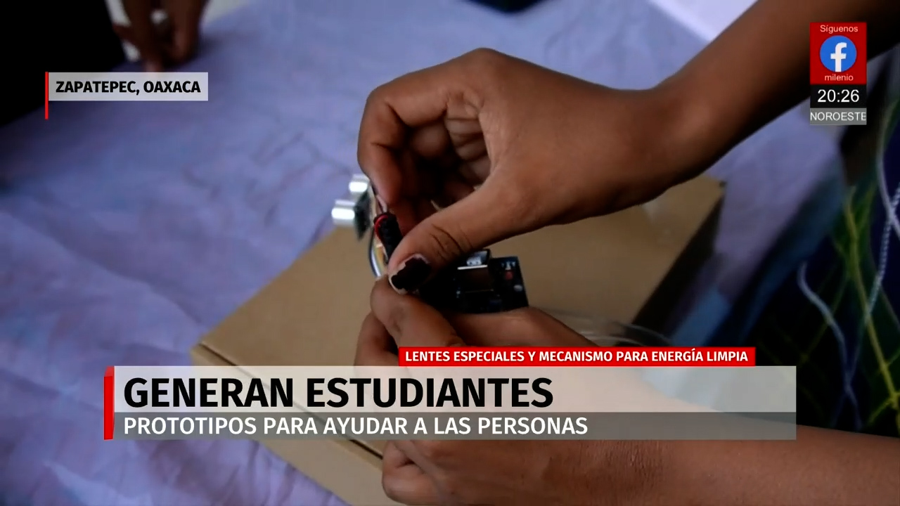 Estudiantes oaxaqueños crean lentes que ayudan a personas con debilidad visual