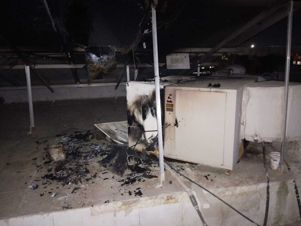 Incendio en aparato de aire moviliza a Bomberos de Torreón. | Especial