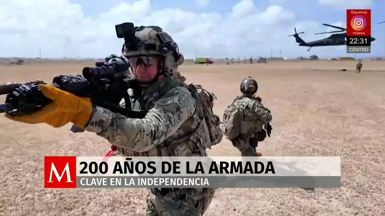 Marina conmemora en Veracruz 200 años del fin del dominio español en México