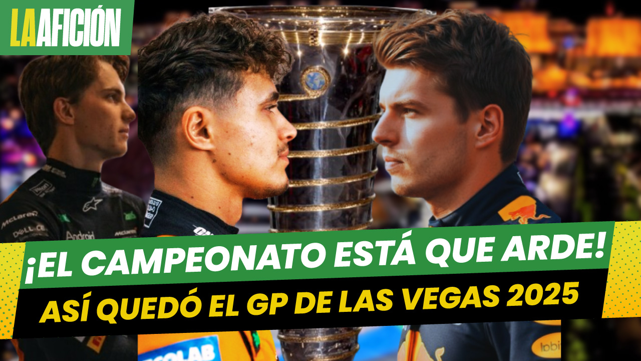 Max Verstappen madruga a Norris y gana el GP de Las Vegas para reducir distancias en el campeonato
