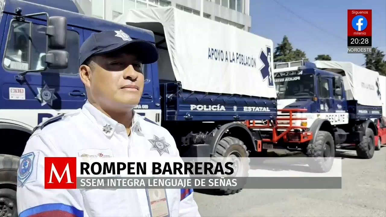 Policías del Edomex se capacitan en lenguaje de señas para atender mejor a personas