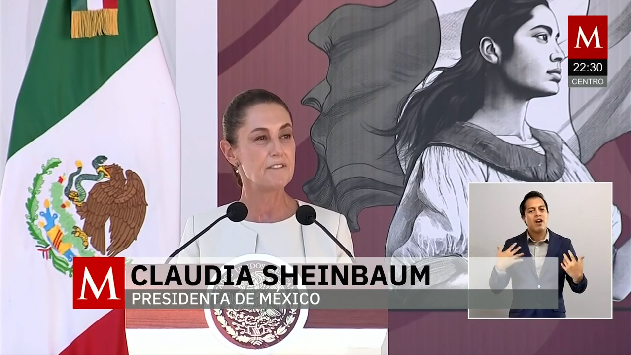 Sheinbaum llama a defender la justicia y la independencia desde Veracruz