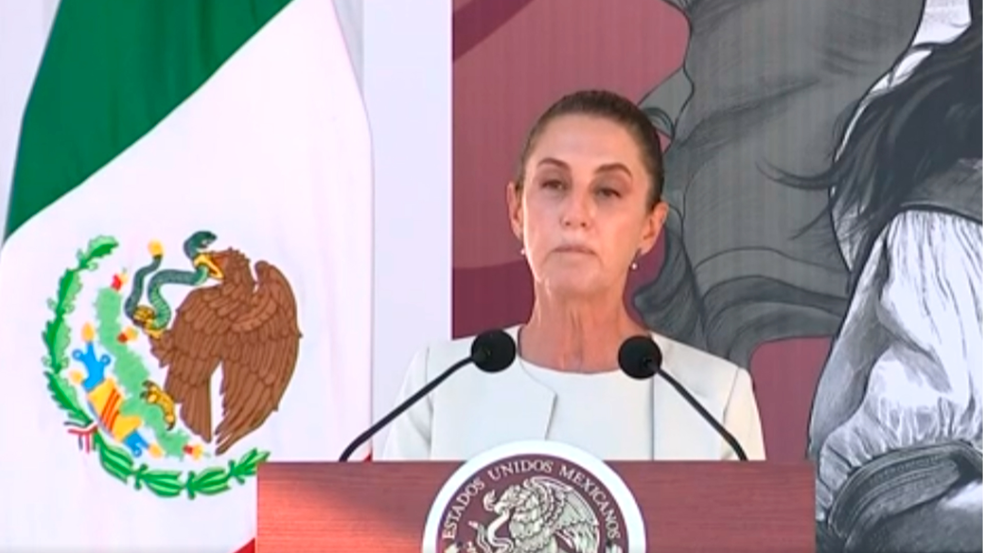 Sheinbaum llama a la no injerencia en el bicentenario de la independencia en la mar