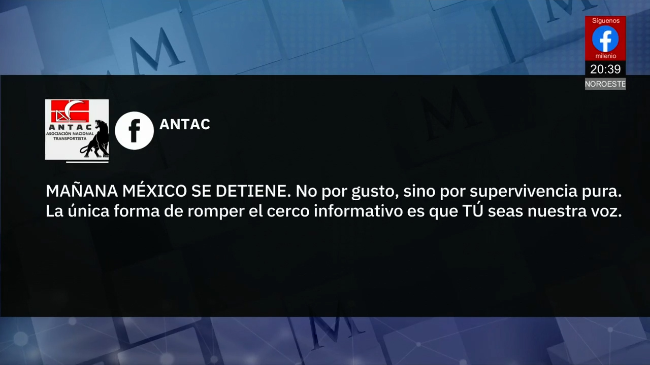 ANTAC convoca a paro nacional de transportistas con bloqueos y movilizaciones