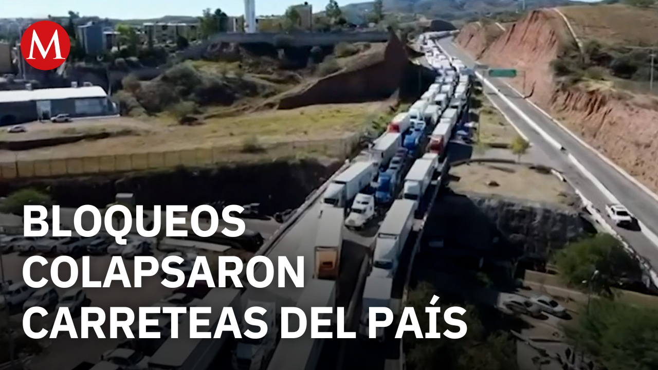 Campesinos y transportistas bloquean carreteras federales tras reclamo de Rosa Icela Rodríguez