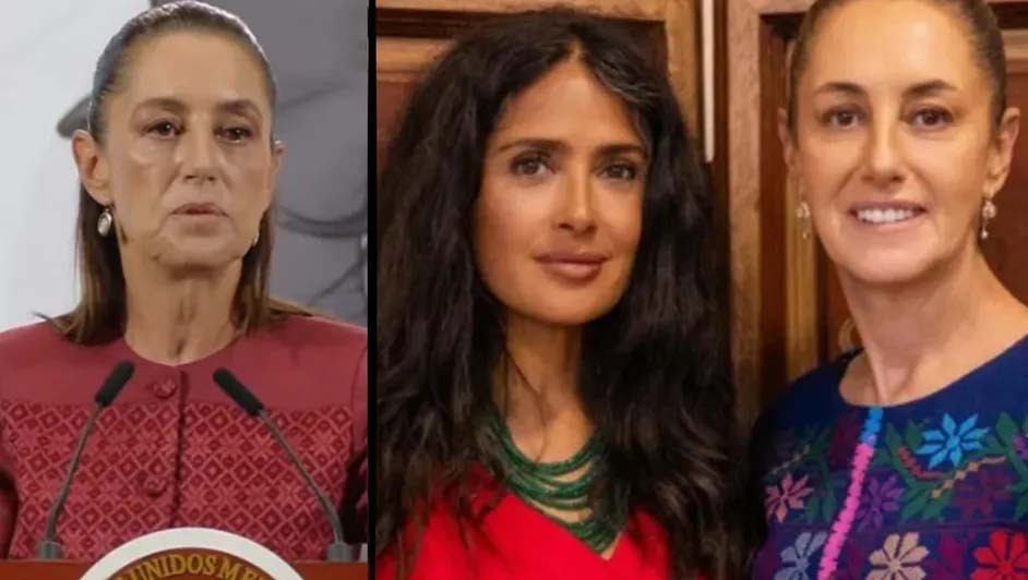 Claudia Sheinbaum revela por qué se reunió con Salma Hayek