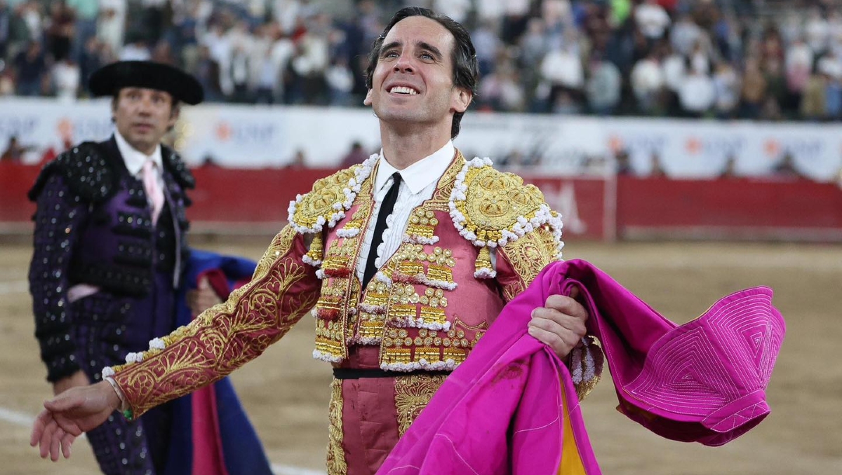El español Juan Ortega lució con el capote (Foto: Cortesía Plaza de Toros Nuevo Progreso)