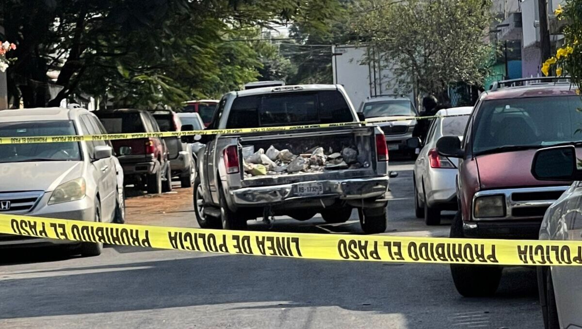 La zona permanece acordonada para las investigaciones. | Gabriela Garza.